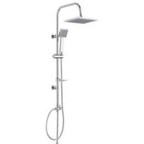 Ab Dušo kolonėlė 9145609, 970mm, 200mm, 75mm, 0.60m/1.50m, stačiakampė dušo galva, reguliuojamas rankinis dušo laikiklis