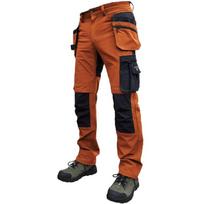 Pesso Darbo kelnės KD185_BR-C58, rudos, 4-Way Stretch, STONE GUARD™ kelio kišenės, CORDURA® kišenės, atspindinčios detalės