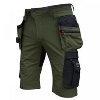 Pesso Darbo šortai KS185_OG-48, 90% nailonas, 10% spandeksas, nuimami CORDURA® kišenės, plaktuko kilpa
