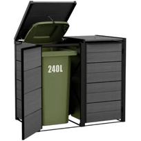 Keter Atliekų konteineris 2x240L 29213790, 2x240L, pilkas, 37kg, 114x84.5x22cm