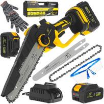 John Gardener grandiklis G80667, 21V, 1000W, 2x4.0Ah akumuliatoriai, 8" pjovimo strypas, 10 m/s, viršutinė apsauga