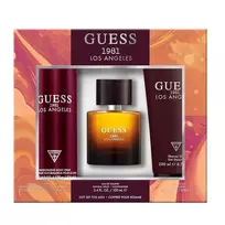 SET GUESS 1981 Los Angeles EDT spray 100ml + SHOWER GEL 200ml + DEO spray 226ml