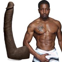 Varpos imitatorius Signature Cocks Isiah Maxwell Dildo, rudas