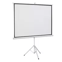 Projektoriaus Ekranas 84 colių | Sulankstomas 4:3 Ekranas su Trikoju, Reguliuojamas Aukštis, 171 x 131 cm