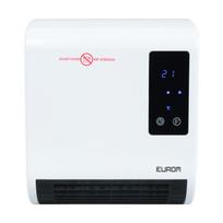 Sieninis šildytuvas-ventiliatorius papildomam vonios šildymui 2000W 1000/2000W laikmatis pultas IP22 Sani-Fanheat 2000R 350081 Eurom