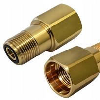 Adapteris Rosfix 8 Karcher Easy Lock TR20 IG – Žalvarinis, Išorinis Sriegis M18 M, Skirtas Aukšto Slėgio Plovimo Aparatams