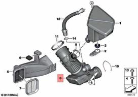 Bmw Filtruotas Oro Vamzdis G30 X3 G01 X4 Originalus 13718585001
