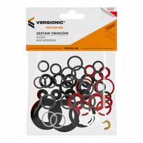 O-žiedų ir tarpinių rinkinys 45 vnt. 13–43 mm guma/plastikas/metal, 13-43 mm