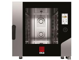 Konvekcinė garų krosnelė „Millennial Touch Screen Bakery“ su automatine plovimo sistema, 6 × 600 × 400 mm – su elektroniniu valdymu, elektrinė, Tecnoeka, 400V/11400W, 850x1035x(H)850mm