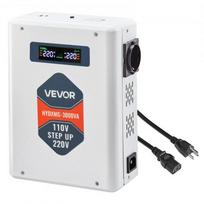 Įtampos keitiklis, pakėlimo 3000VA 110V į 220V, sunkaus tipo, LCD ekranas