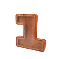 Medoyoh medinė taupyklė su skaičiumi 1 (23 cm)