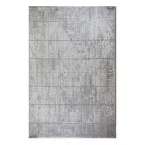 3D trikampio formos modernus kilimas Leo&Alex kilimai Anett 80 x 150 cm pilkos spalvos