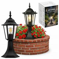 Pastatomas sodo šviestuvas stulpas LED 40cm lauko E27