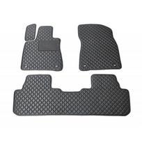 Kilimėliai QuiltyMats  LEXUS RX 2015-2022 (3 vnt.), Black-Black /11-16