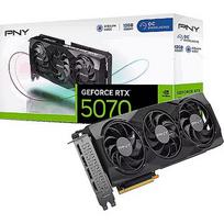 PNY Technologies GeForce RTX 5070, 12GB GDDR6, OC Triple Fan (DLSS 4) VCG507012TFXPB1-O