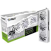 Palit GeForce RTX 5070, 12GB GDDR7, White OC (DLSS 4) NE75070U19K9-GB2050W