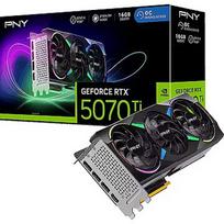 PNY Technologies GeForce RTX 5070 Ti, 16GB GDDR7, ARGB EPIC-X ARGB OC Triple Fan (DLSS 4) VCG5070T16TFXXPB1-O