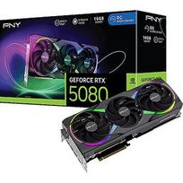 PNY Technologies GeForce RTX 5080, 16GB GDDR7, EPIC-X RGB Triple Fan OC (DLSS 4) VCG508016TFXXPB1-O