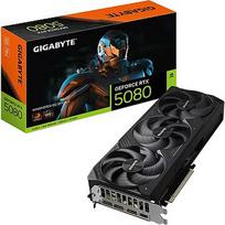 Gigabyte GeForce RTX 5080, 16GB GDDR7, WINDFORCE OC SFF (DLSS 4) GV-N5080WF3OC-16GD