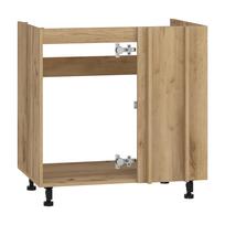 Kampinė kriauklės spintelė VENTO DKN-100/82 Craft ąžuolas