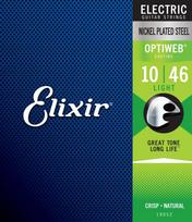 Eliksyras Strings Eliksyras 19052 Optiweb Light - elektrinės gitaros stygos (10–46)