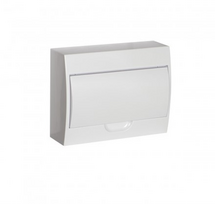 Kanlux 36417 Modulinis skirstomasis skydas plastikinis 1x12 paviršinis IP40 IK06 N+PE II klasė baltos durys DB112S 1X12P/SMD-P balta 36417