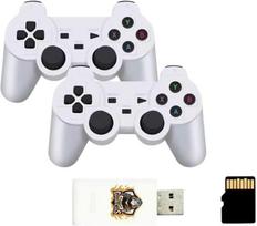 Dėklas Plaion GameBox HY00 64bit Retro 20K Spēle 4K USB stiks konsole priekš Android Box x2 bezvadu kontrolieri Balta