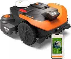 WORX vejapjovės robotas 2WD, be ribinio laido, 1200 m², AI kliūčių atpažinimas, WR312E