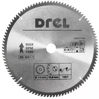 Ps Trading DREL DISKINIS PJŪKLAS SU KARBIDO DANTIMIS 210 x 30 mm, 100T, ALIUMINIUI
