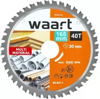 WAART DISKINIS PJŪKLAS SU WIDIA DANTIMIS 165 x 30 x 40Z MULTIMATERIAL