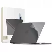 Dėklas Tech-Protect SOFTSHELL MACBOOK AIR 15 M2-M5 2023-2026 MATINIS Juodas