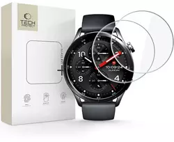 GRŪDINTAS STIKLAS Tech-Protect GLASS FIT+ 2-PACK XIAOMI WATCH S5 (46 MM) SKAIDRUS