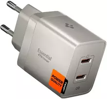 Spigen EE472EU-GAN ESSENTIAL 2 PRIEVADŲ TINKLO ĮKROVIKLIS 47W NATURAL TITANIUM