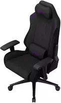 LORGAR CHA41, Ergonomic Gaming Chair Advanced, premium anti-stain fabric, Juodas/violetinė