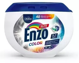 Skalbimo kapsulės DELUXE Enzo Elite 3in1 Color, 40vnt.