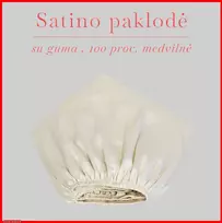 Satino paklodė su guma 100/140/160/180x200+30cm. - 200x200+30cm.