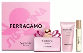 Salvatore Ferragamo Signorina Romantica - EDP 100 ml + body lotion 50 ml + EDP 15 ml