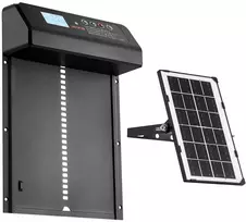 Automatinės vištidės durys su saulės baterija