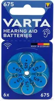 Baterija - VARTA 675 PR44 1.45V baterija, 6 vnt.