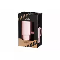 Termo puodelis su šiaudeliu MAKU DEAL 900 ml, rožinis
