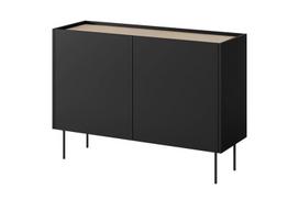 Komoda Bogart Desin 120 2D2SZ, juoda