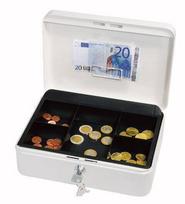 Wedo dėžutė pinigams, 250x180x90mm, balta