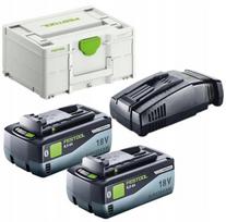 Festool 18v 2x8.0 Ah energijos rinkinys su įkrovikliu Sca 16