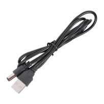 USB A tipo laidas - DC 5.5 x 2.1 mm - maitinimo laidas - 100 cm