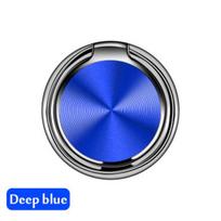 Plonas 360 laipsnių telefono stovo piršto žiedas, skirtas „iPhone X 7 plus“ / „Samsung“ / „Xiaomi“ visų išmaniųjų telefonų laikikliui blue-metal circle