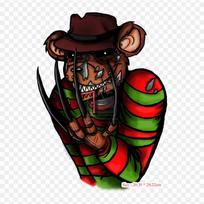 Freddy Fazbear Freddy Krueger Penkios naktys Freddy's 3 Freddy Kruego lygintuvai drabužiams Marškinėlių maišelis Šilumos perdavimo lipdukai Lyginamieji pleistrai