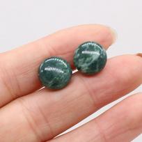 Natūralaus akmens auskarai moterims Duonos karoliukai Smeigtukai Auskarai Vestuvių gimtadienis Meilė Romantiška dovana 12x12mm