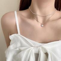 IF ME Retro daugiasluoksniai drugelių karoliai Elegantiški auksiniai karoliai Choker papuošalų priedai 1