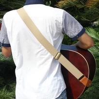 IRIN reguliuojamas diržas, austas medvilninis gitaros dirželis su odiniais galais, skirtas elektrinėms akustinėms liaudies gitaroms smėlis