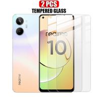 2 vnt / siunta Realme 10 4G permatoma skaidraus grūdinto stiklo plėvelės ekrano apsauga, skirta Realme 10 4G 9 9i 5G 8i 8 Pro / Realme 9 Pro+ 5G C30 C31 C33 C35 Realme C30S gryna
